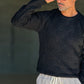 WHITE VISCOSE TROUSERS WITH REGULAR BOTTOM