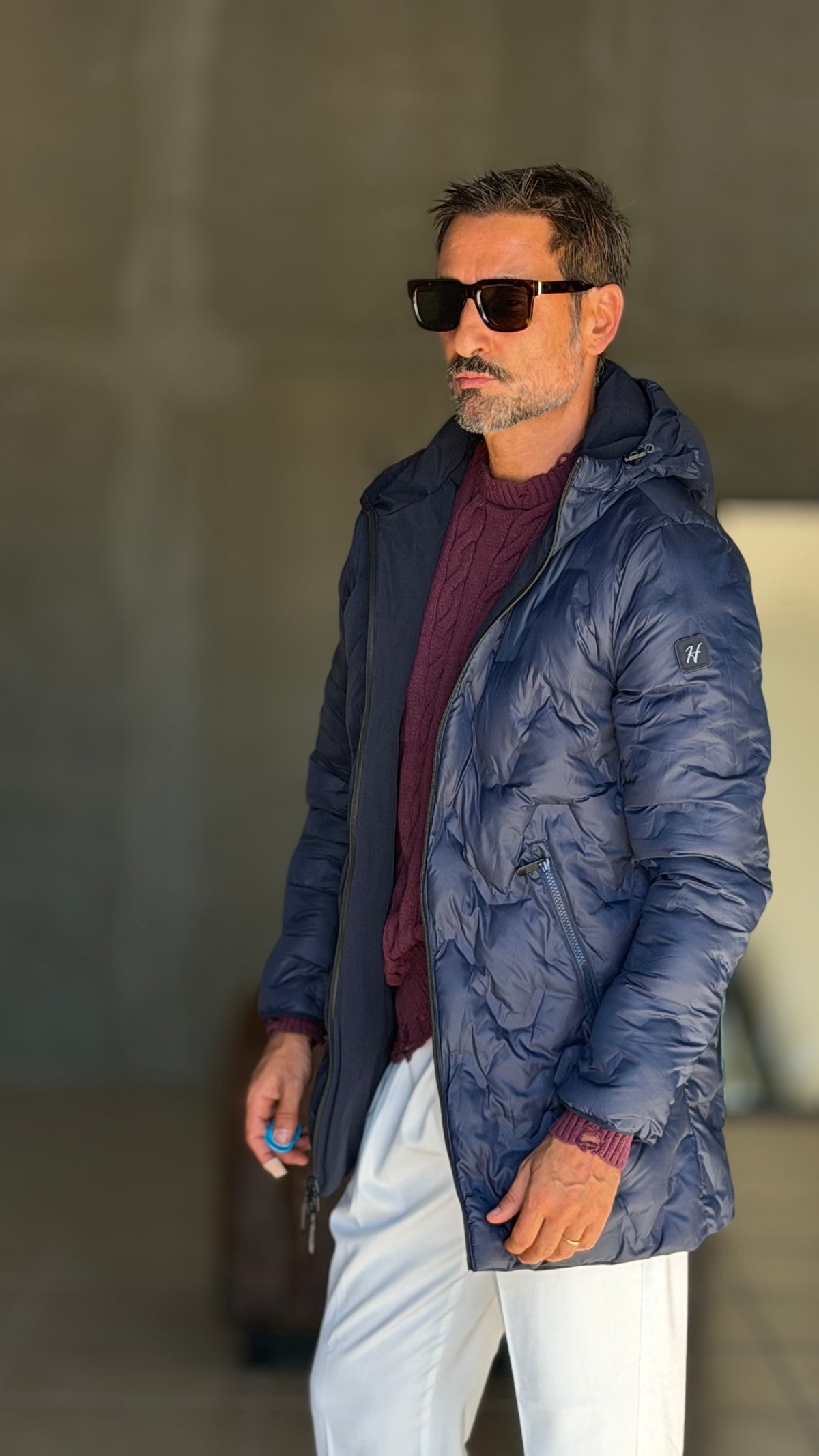 ECORENNA ECRU' BOMBER JACKET