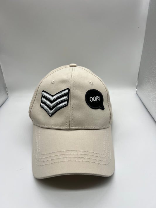 CAPPELLO SABBIA  COTONE PATCH