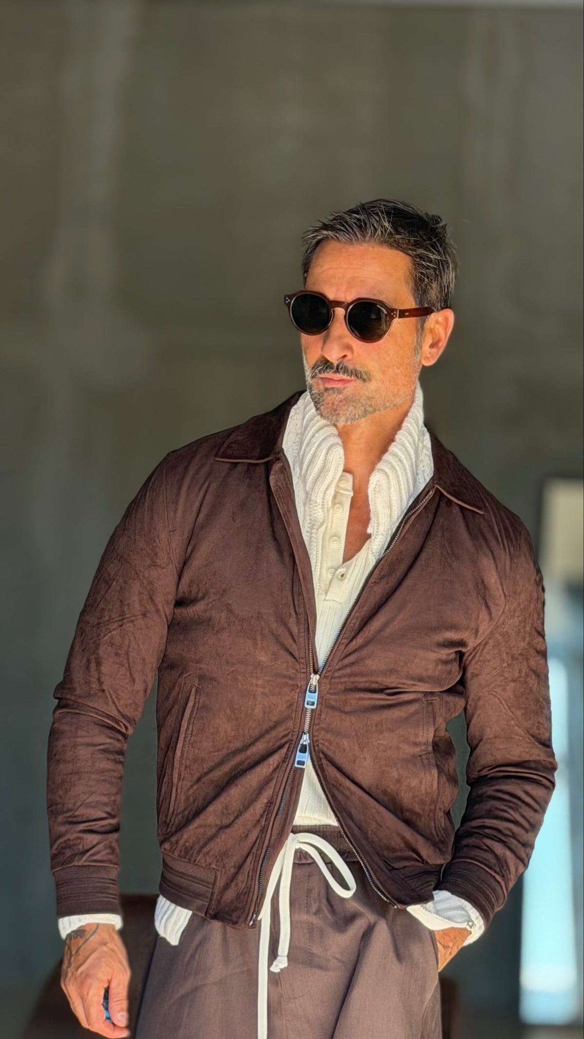 ECORENNA ECRU' BOMBER JACKET