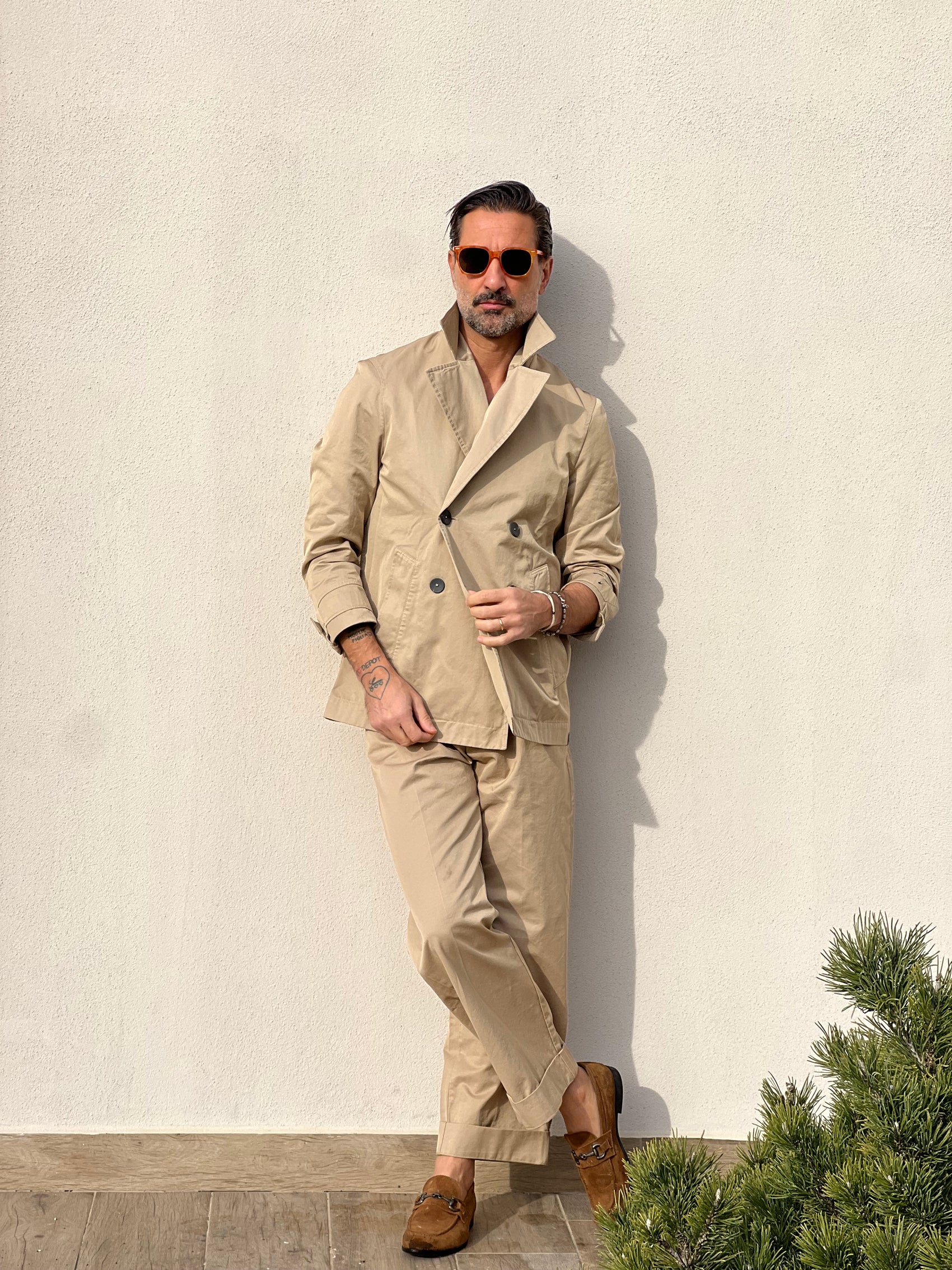 TRENCH CORTO  CAMMELLO ALTATENSIONE