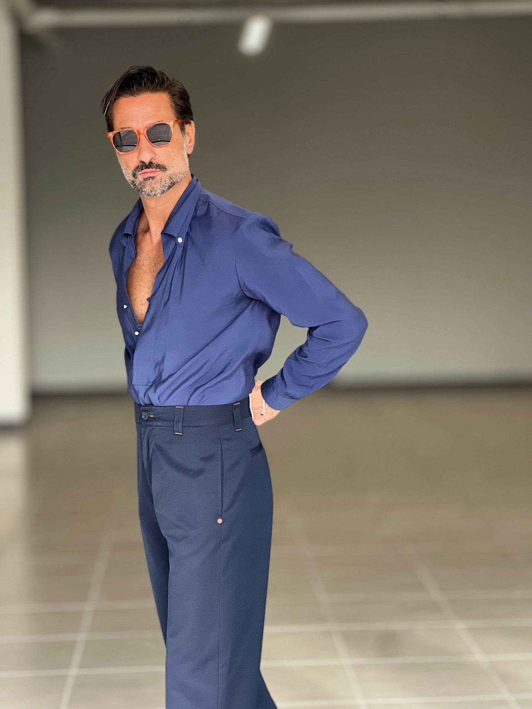 PANTALONE JAPAN  BLU  ALTATENSIONE