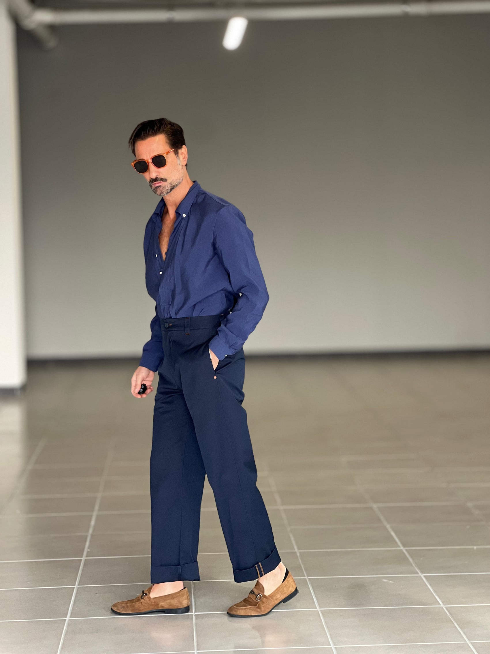 PANTALONE JAPAN  BLU  ALTATENSIONE