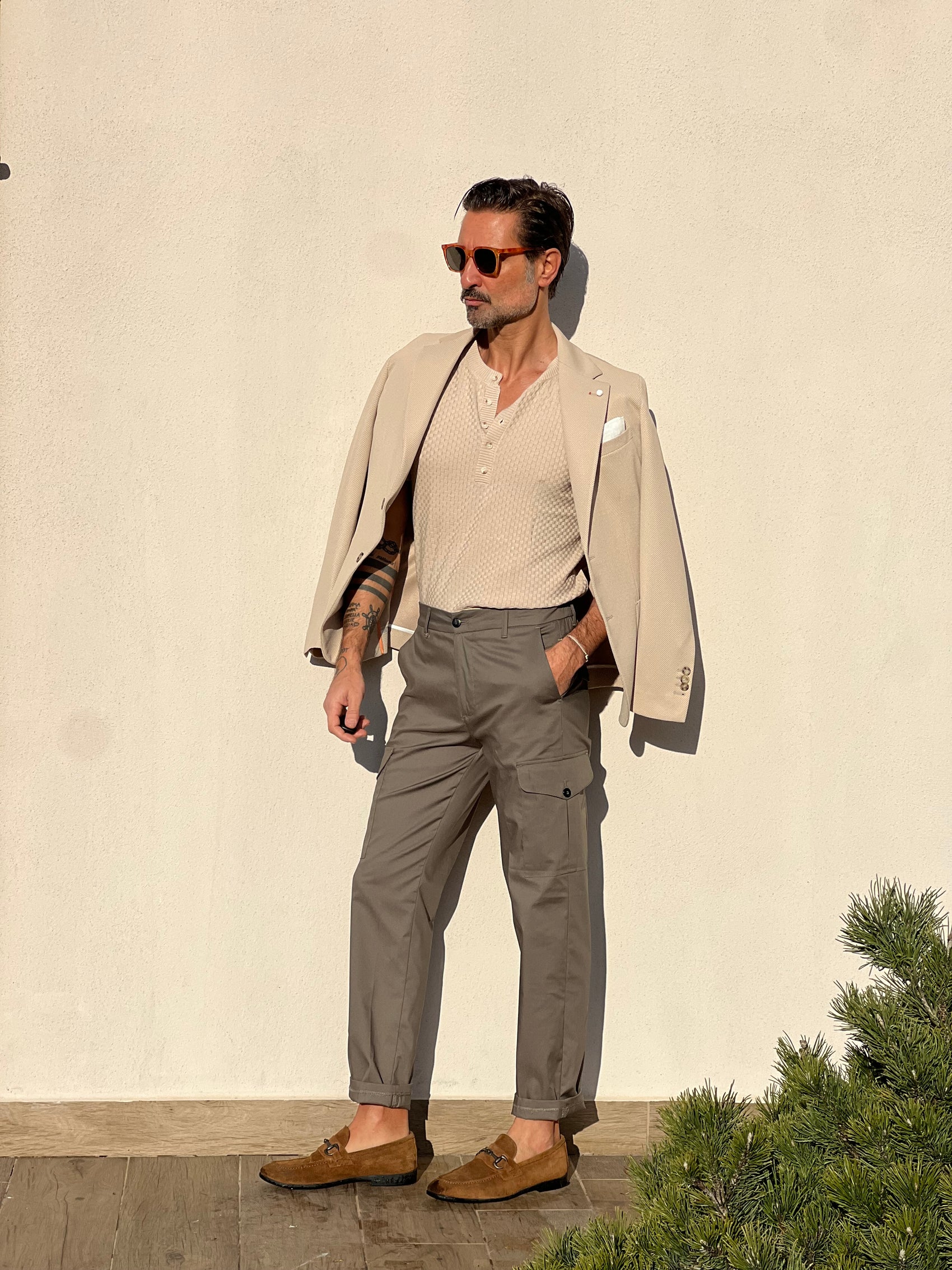 PANTACARGO ESTIVO VERDE G PLAY COTONE ELITE