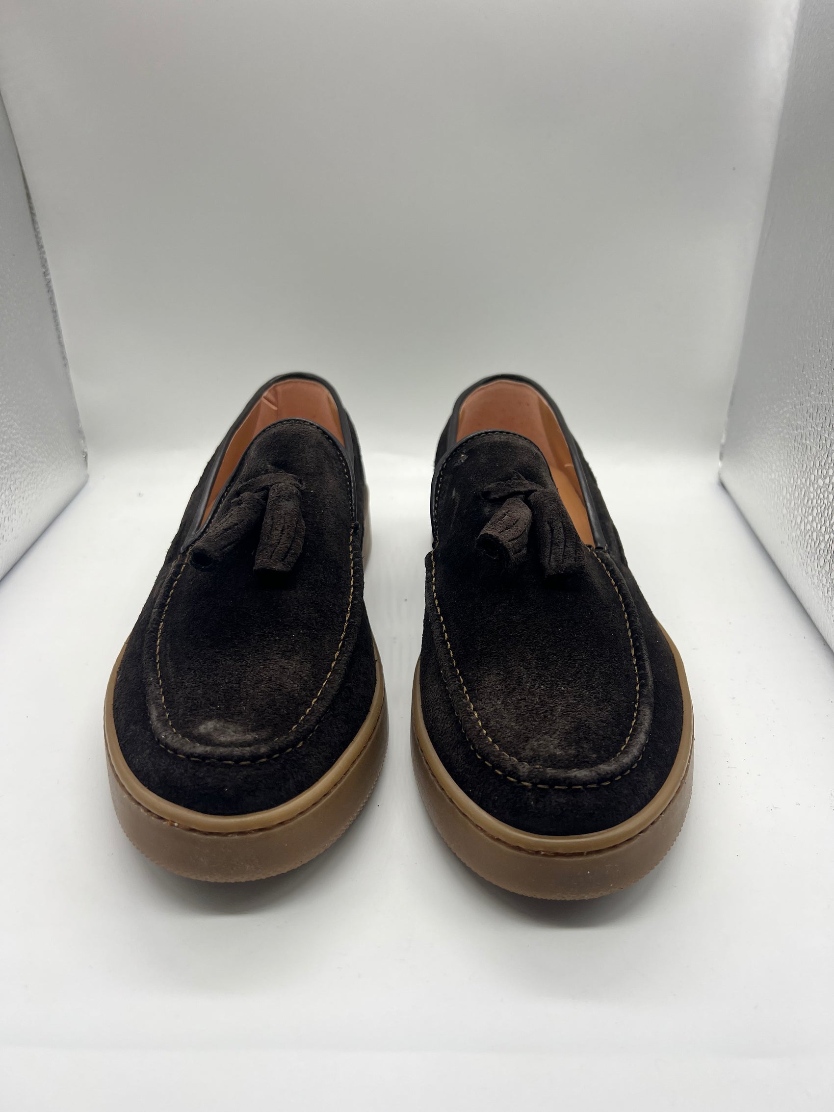 *MOCASSINO MORO CAMOSCIO FONDO BARCA