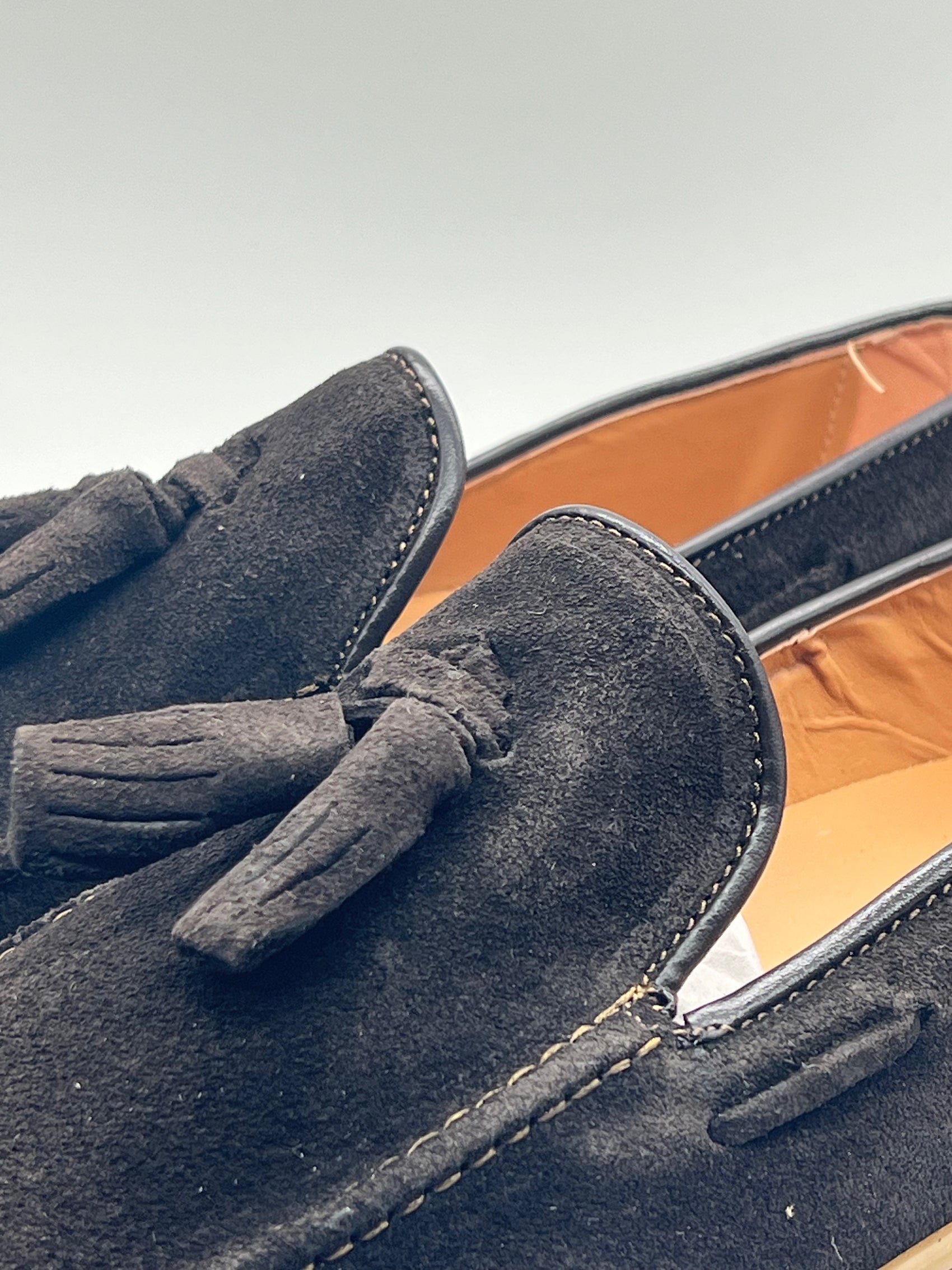 *MOCASSINO MORO CAMOSCIO FONDO BARCA