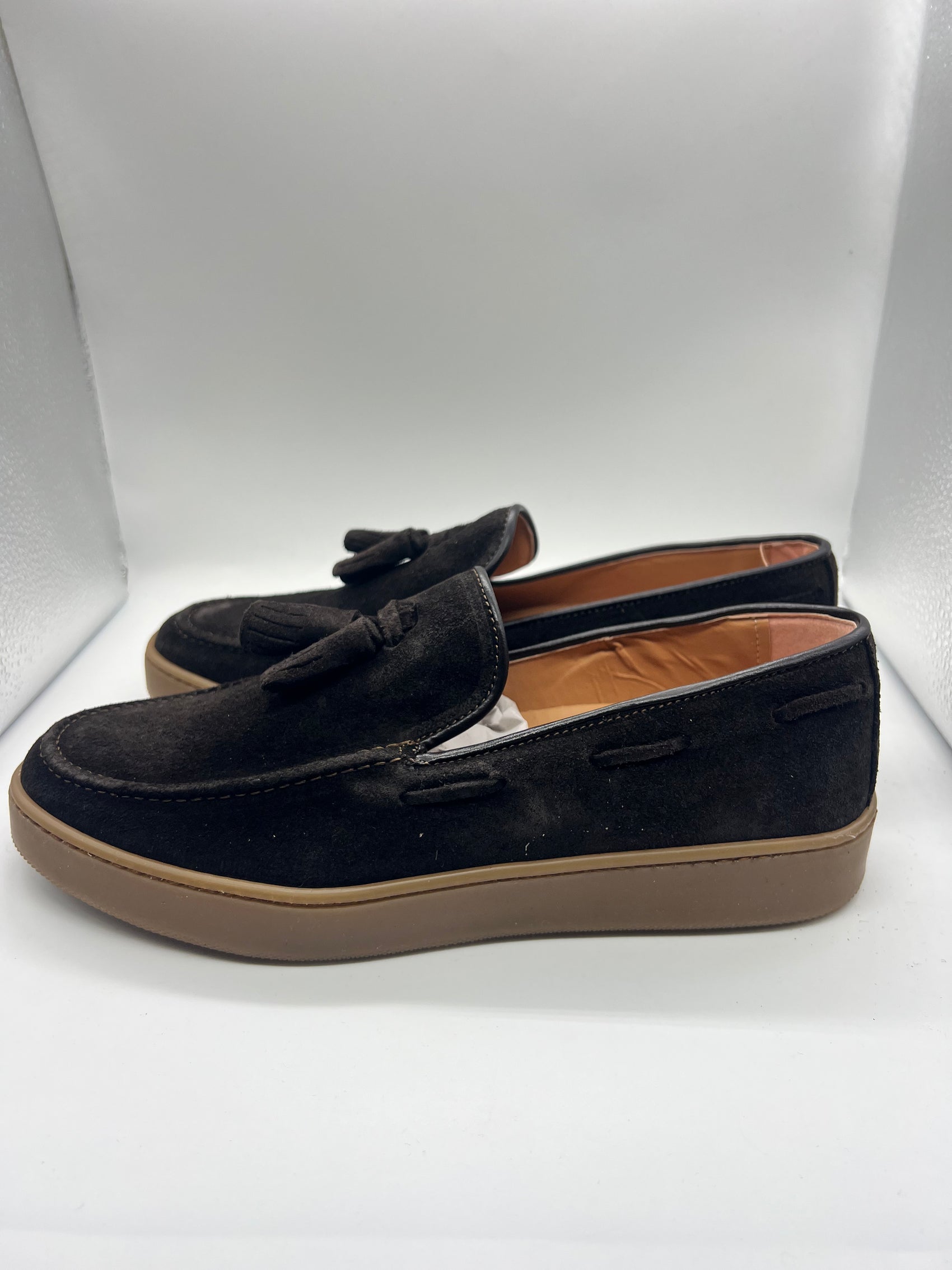 *MOCASSINO MORO CAMOSCIO FONDO BARCA