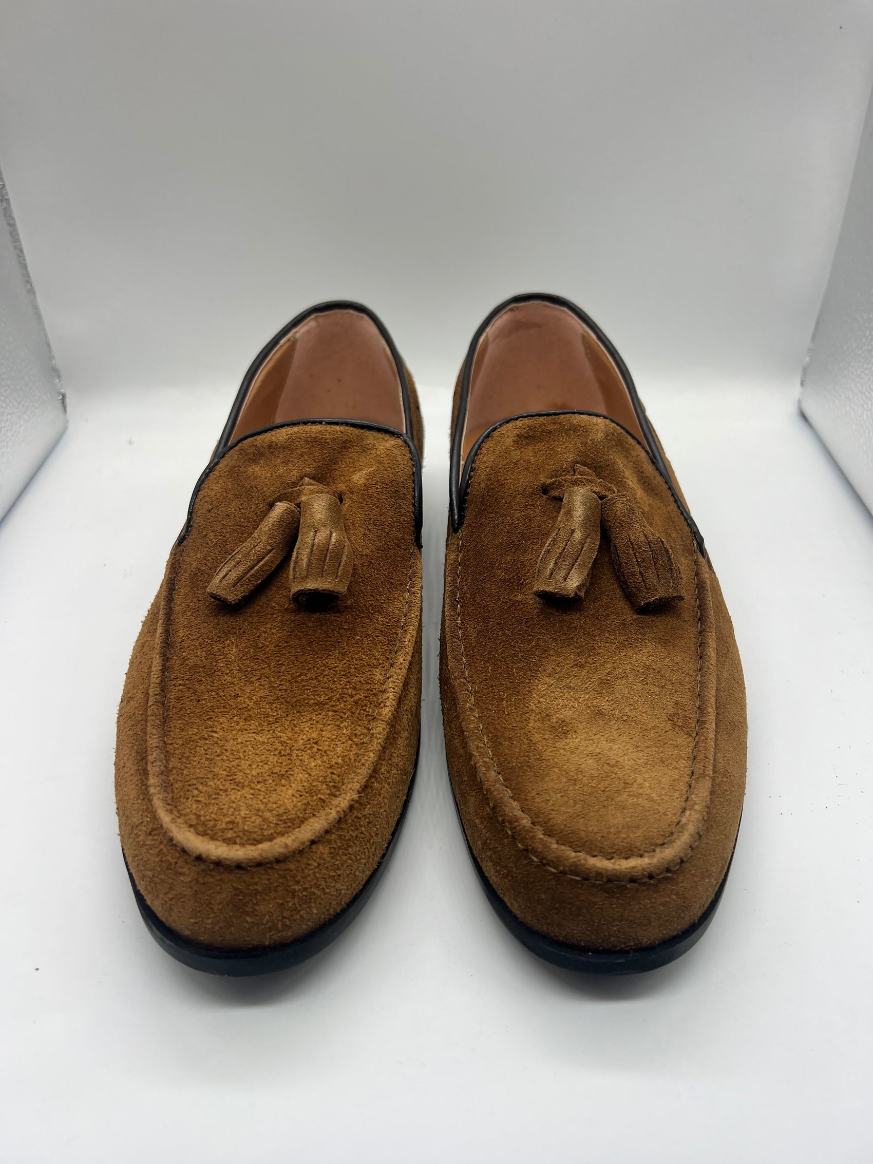 *MOCASSINO MIELE  CAMOSCIO CAMPANELLA