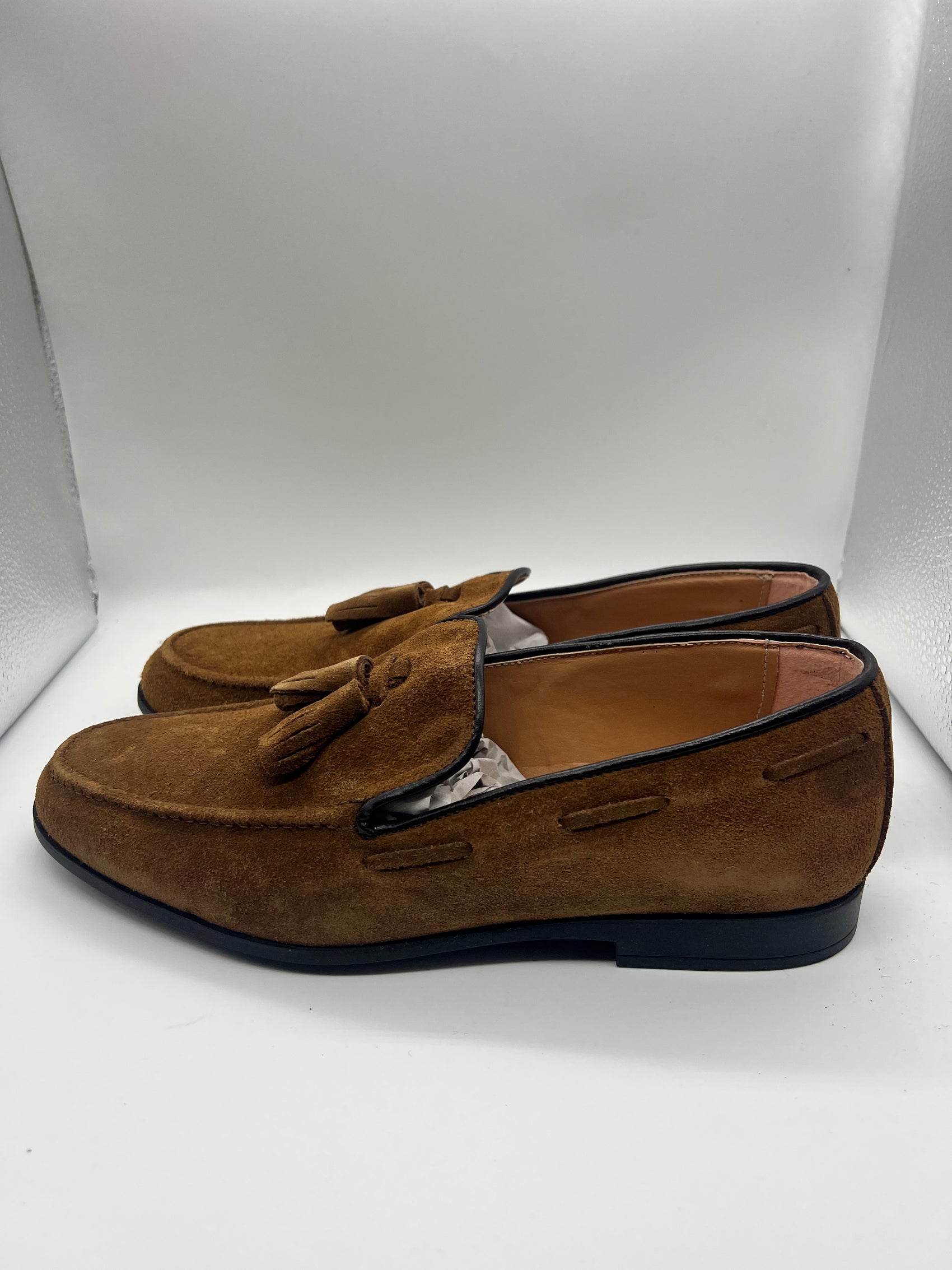 *MOCASSINO MIELE  CAMOSCIO CAMPANELLA