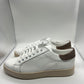 SNEAKER BIANCA SPORCATA BOTTOLATA TAPPO BEIGE