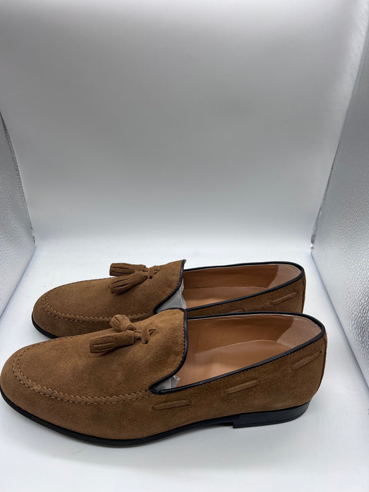 HONEY SUEDE MOCCASIN WITH TASSELS