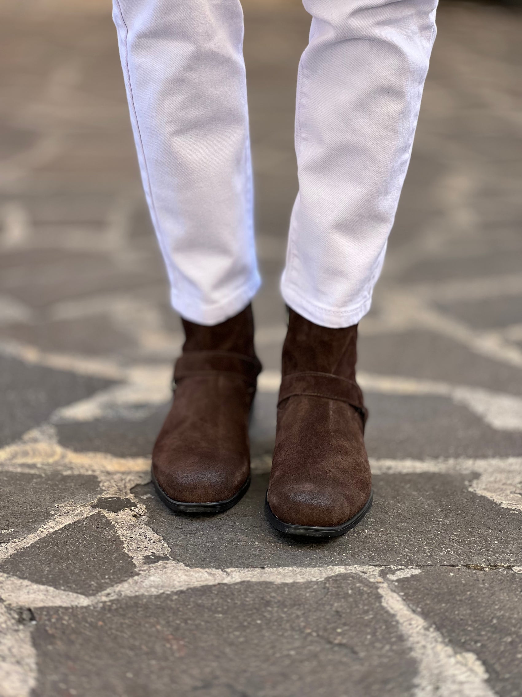 BRUSHED BROWN SUEDE BOOT